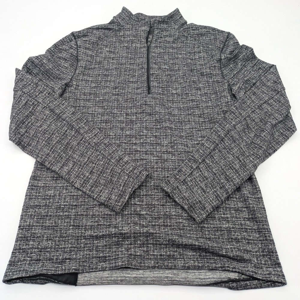 Lululemon Men's Surge Warm 1/2 Zip Pullover Heathered Gray LM3BJ8S Size MEDIUM‎